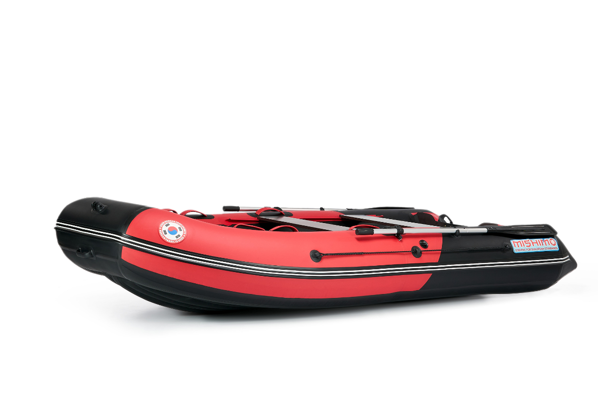 КОМПЛЕКТ ЛОДКА MISHIMO PRO 350 + ЛОДОЧНЫЙ МОТОР MARLIN MP 9.9 (15) AMHS PROLINE в Петропавловске-Камчатском
