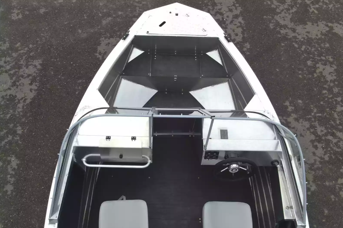 Алюминиевый катер Неман-450 DC NEW без покраски в Петропавловске-Камчатском