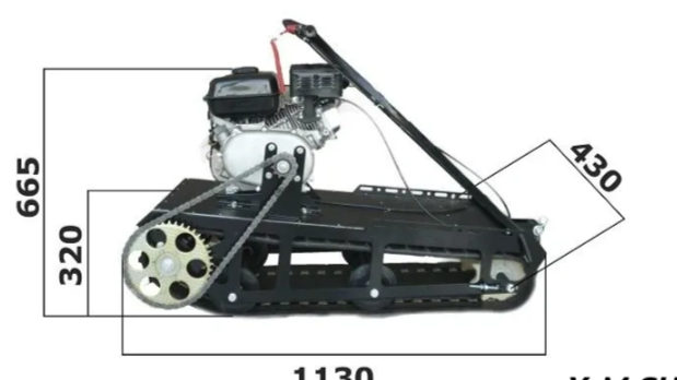 Мотобуксировщик XTREME-MOTORS "Конек-Горбунок" 6.5 л.с. в Петропавловске-Камчатском