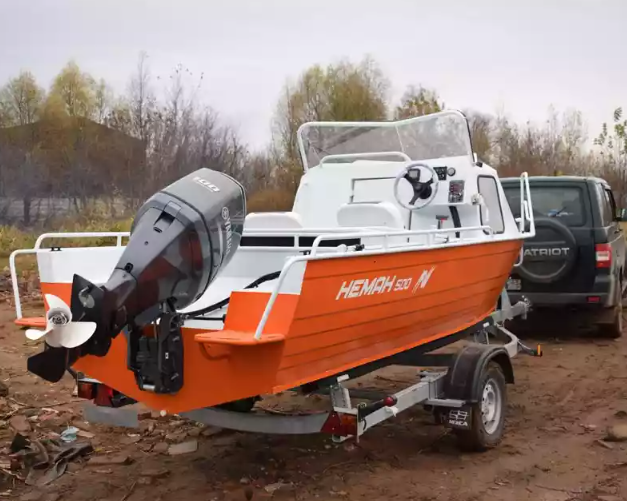 Алюминиевый катер Неман-500 (каютный) в Петропавловске-Камчатском