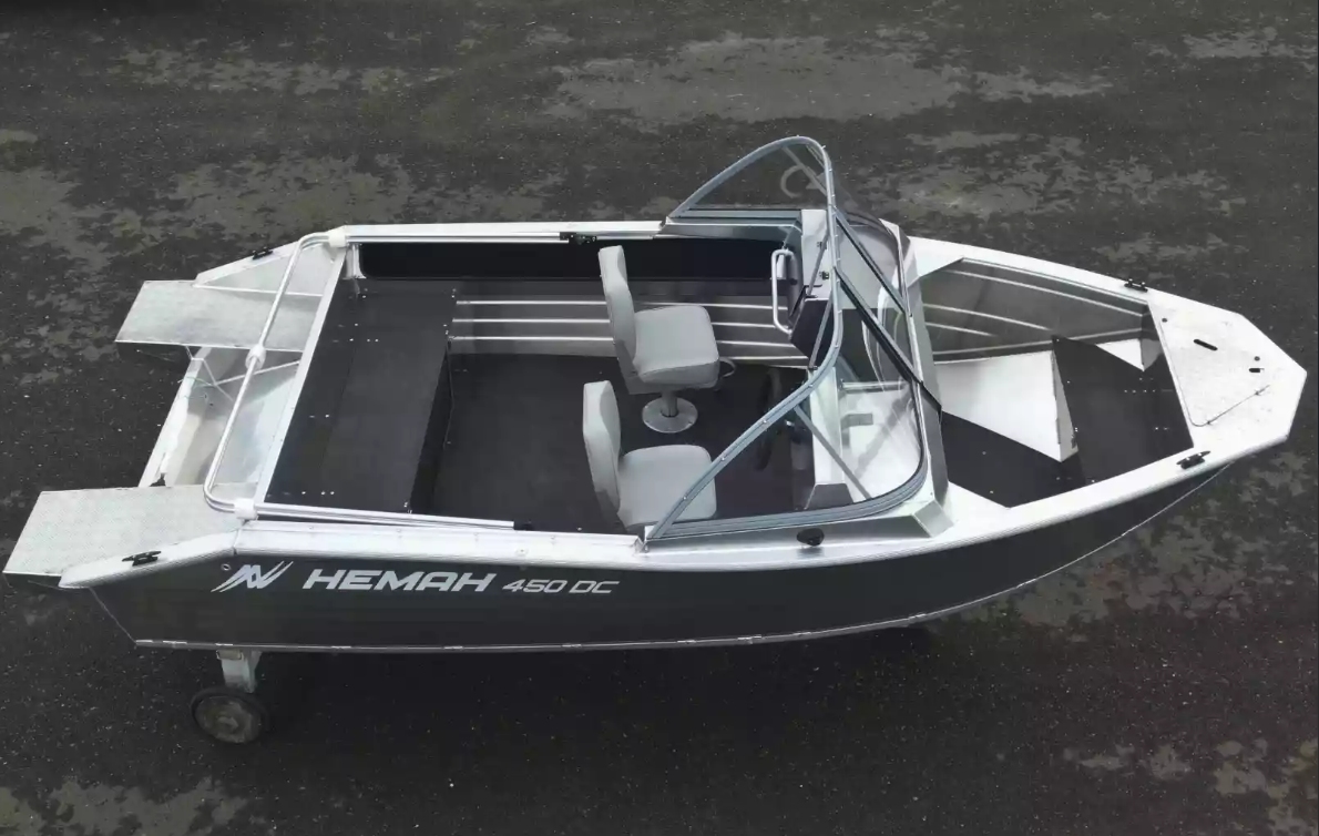 Алюминиевый катер Неман-450 DC NEW без покраски в Петропавловске-Камчатском