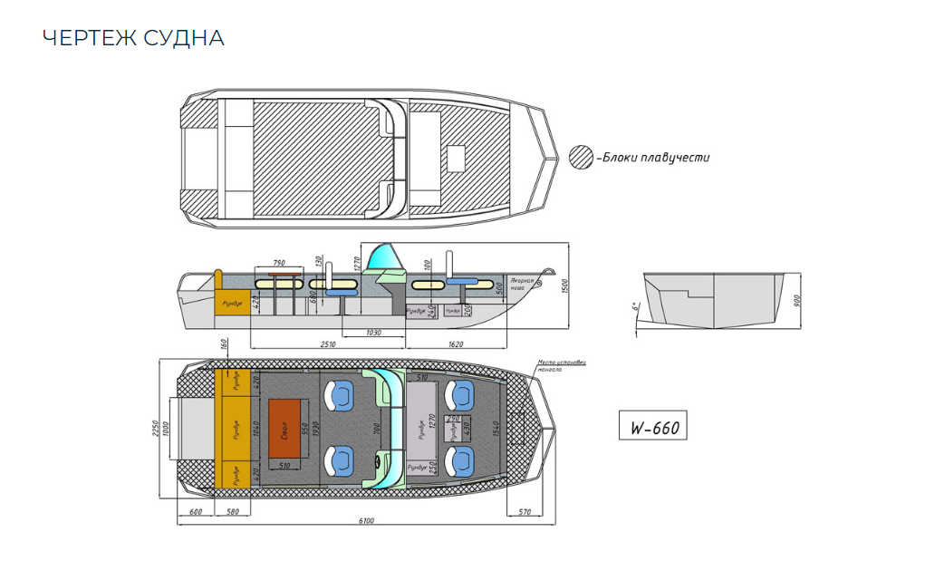 Алюминиевый катер Wyatboat-660 в Петропавловске-Камчатском