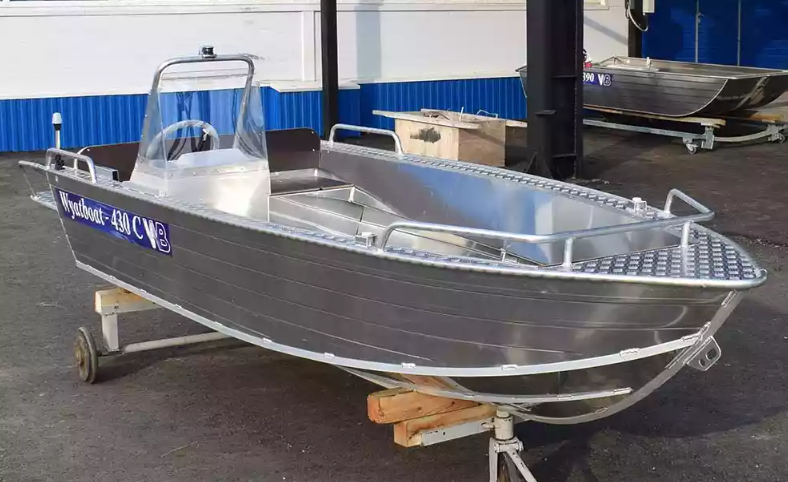 Алюминиевый катер Wyatboat-430 C в Петропавловске-Камчатском