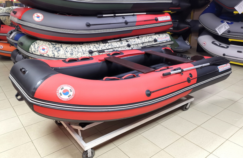 КОМПЛЕКТ Лодка MISHIMO PRO 350 + ЛОДОЧНЫЙ МОТОР MARLIN MP 9.9 (20) AMHS PRO в Петропавловске-Камчатском