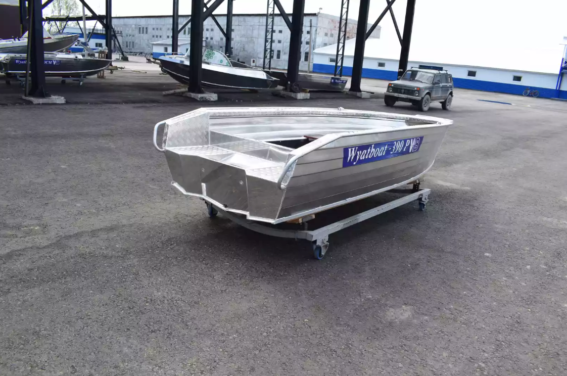 Алюминиевая лодка Wyatboat-390Р Увеличенный борт в Петропавловске-Камчатском