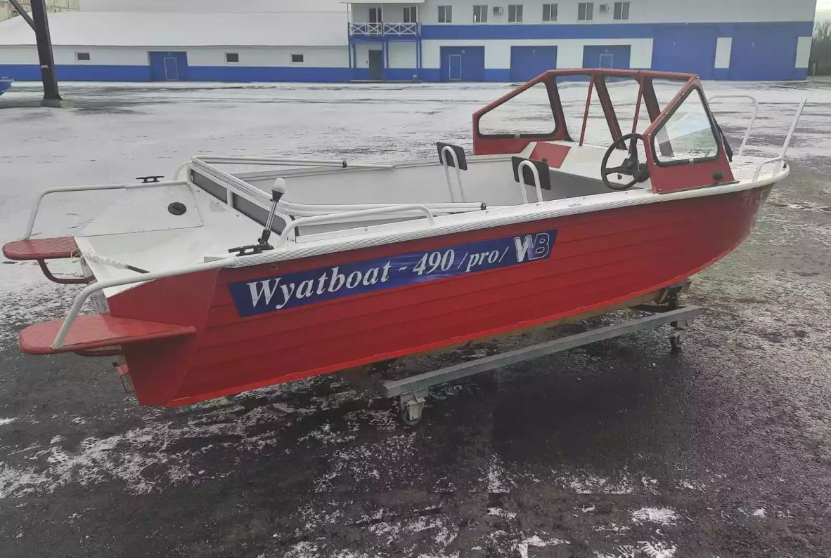 Алюминиевый катер Wyatboat-490 DCM Pro в Петропавловске-Камчатском