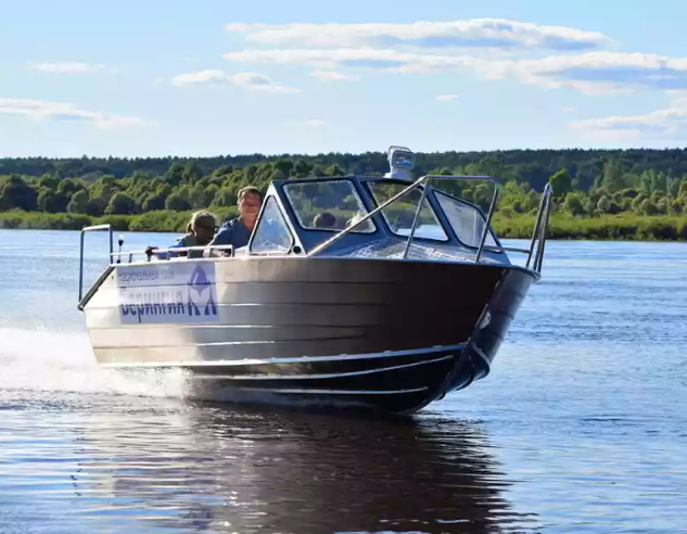 Алюминиевый катер Неман 550 в Петропавловске-Камчатском