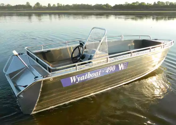 Алюминиевый катер Wyatboat-490 C в Петропавловске-Камчатском