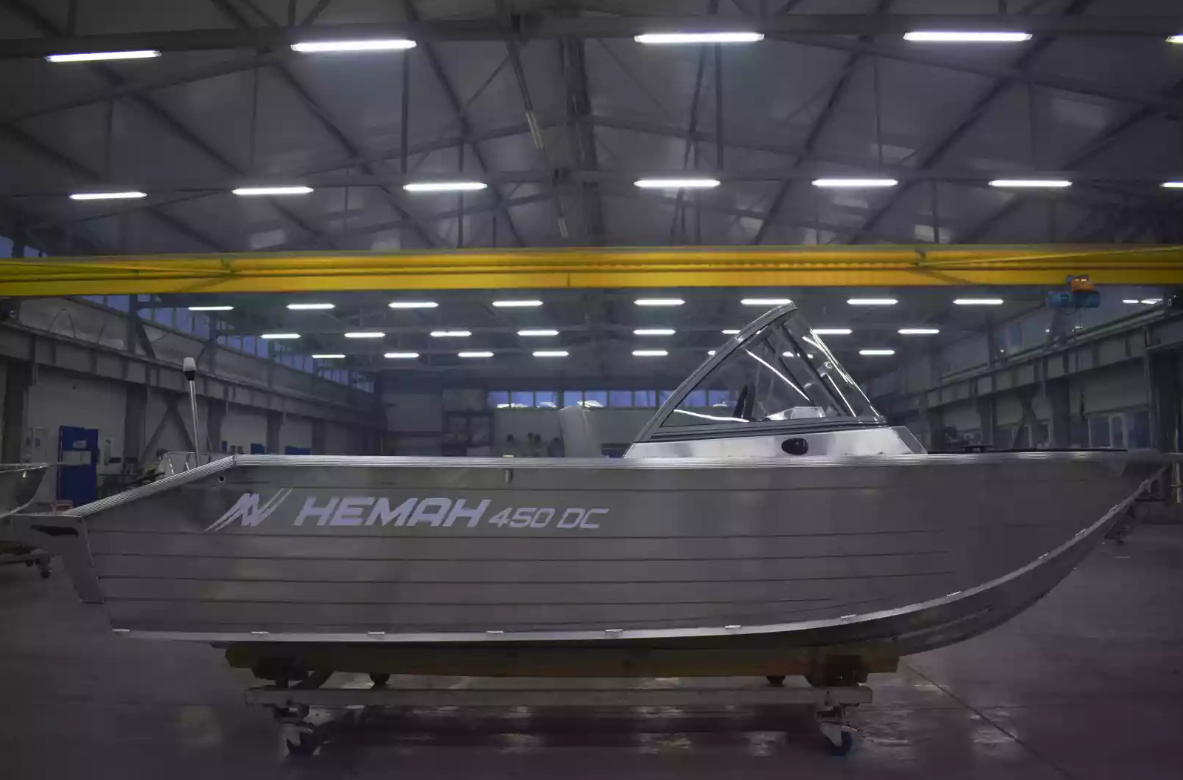 Алюминиевый катер Неман-450 DC NEW без покраски в Петропавловске-Камчатском