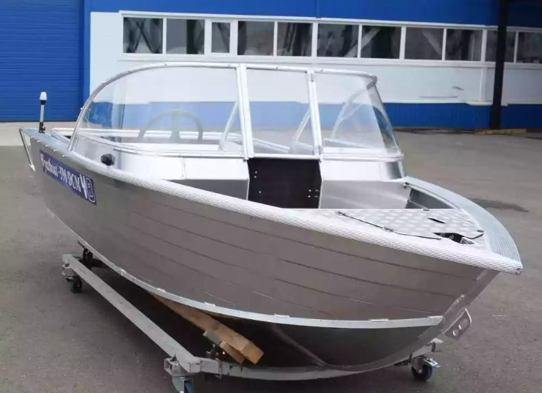 Алюминиевый катер Wyatboat-390 DCM Увеличенный борт в Петропавловске-Камчатском