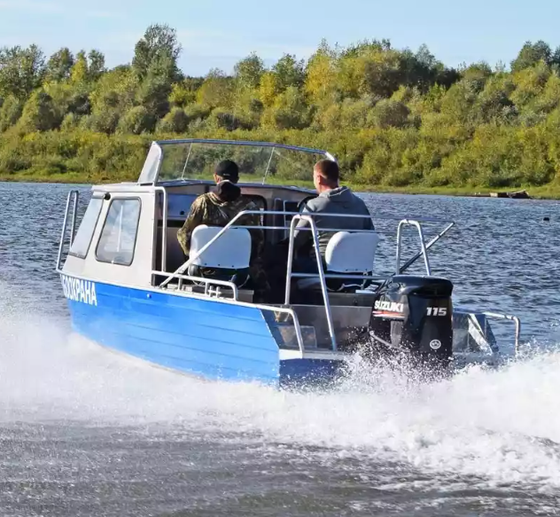 Алюминиевый катер Неман 550 с каютой в Петропавловске-Камчатском