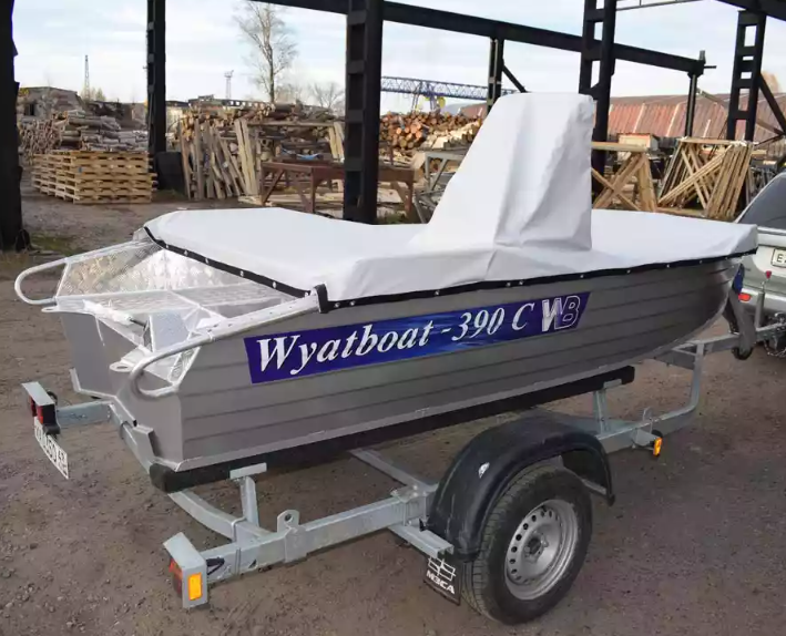 Алюминиевый катер Wyatboat-390 C в Петропавловске-Камчатском