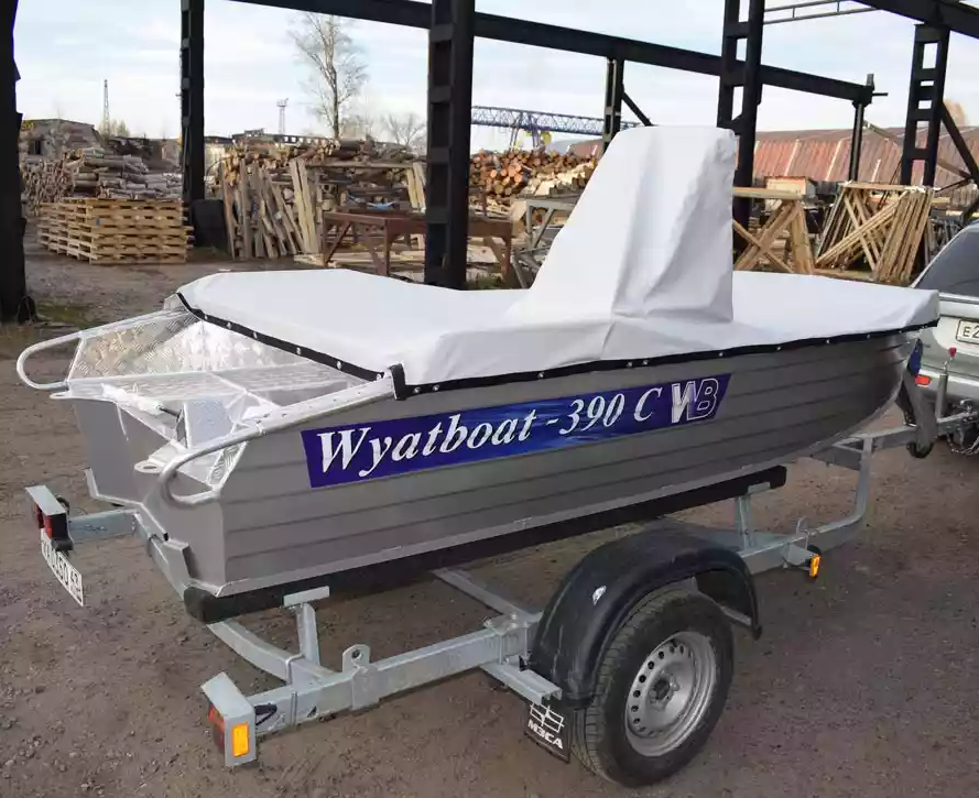 Алюминиевая лодка Wyatboat-390 C в Петропавловске-Камчатском