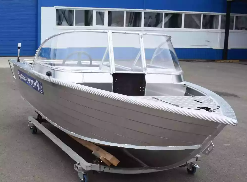 Алюминиевая лодка Wyatboat-390 DCM Увеличенный борт в Петропавловске-Камчатском