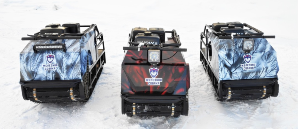 Мотобуксировщик Irondog (Железная собака) M600 15 Камуфляж Охотник в Петропавловске-Камчатском