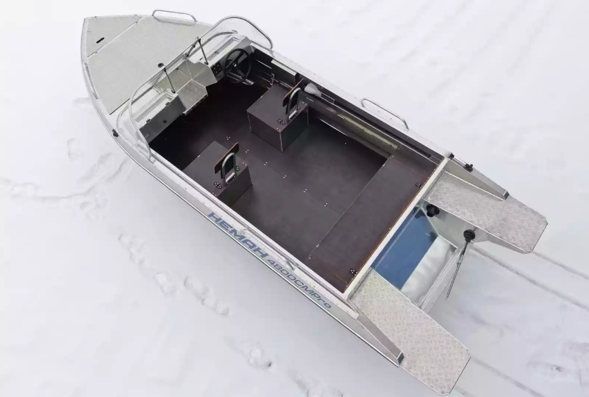 Алюминиевый катер Neman-480 DCM PRO в Петропавловске-Камчатском