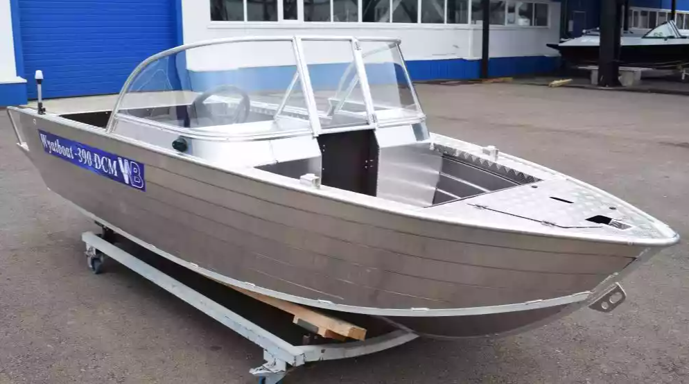 Алюминиевая лодка Wyatboat-390 DCM Увеличенный борт в Петропавловске-Камчатском