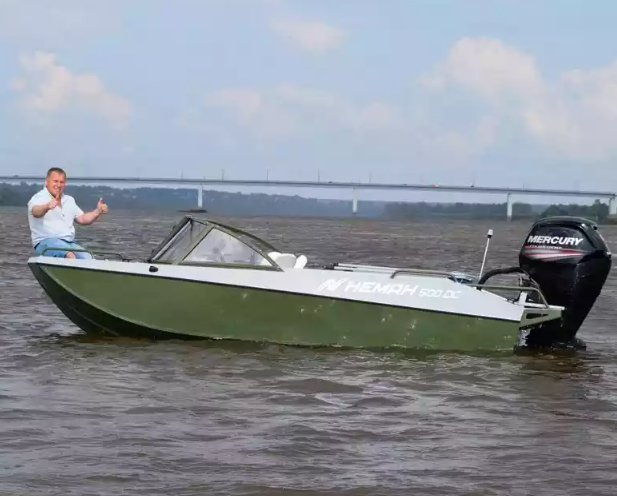 Алюминиевый катер Неман 500 DC водомёт в Петропавловске-Камчатском
