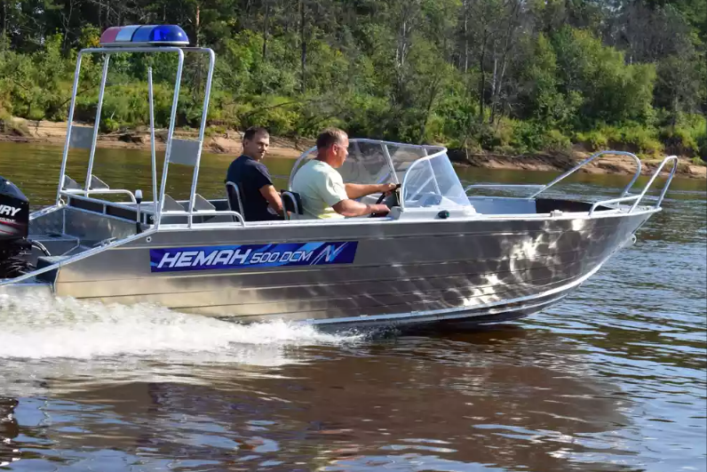 Алюминиевый катер Неман-500 DCM в Петропавловске-Камчатском