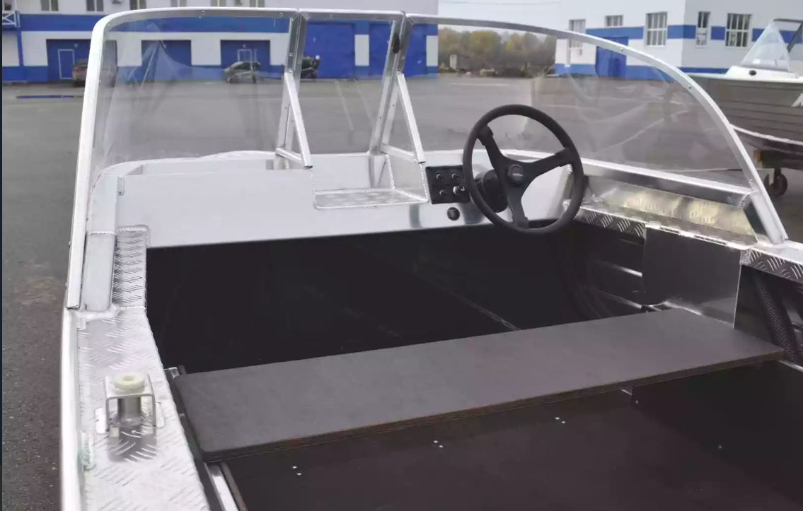 Алюминиевая лодка Wyatboat-390 Pro в Петропавловске-Камчатском