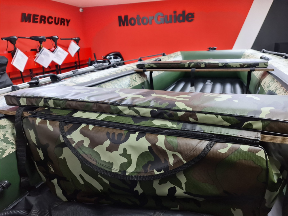 КОМПЛЕКТ МЯГКИХ НАКЛАДОК С СУМКОЙ ДЛЯ ЛОДОК 105Х20 КАМУФЛЯЖ в Петропавловске-Камчатском