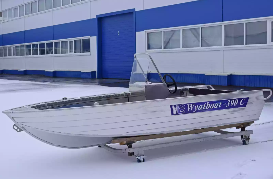 Алюминиевая лодка Wyatboat-390 C в Петропавловске-Камчатском