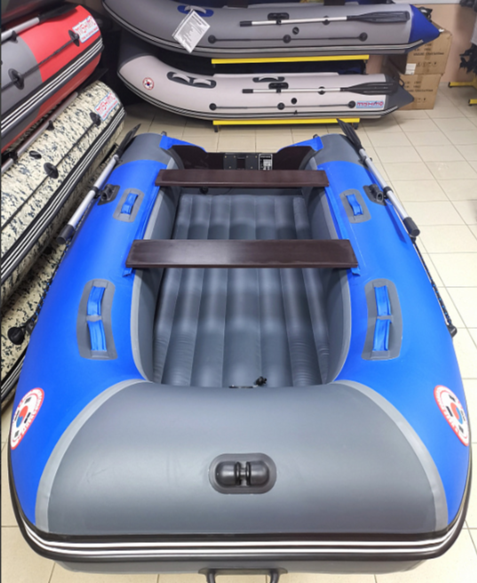 КОМПЛЕКТ Лодка MISHIMO PRO 350 + ЛОДОЧНЫЙ МОТОР MARLIN MP 9.9 (20) AMHS PRO в Петропавловске-Камчатском