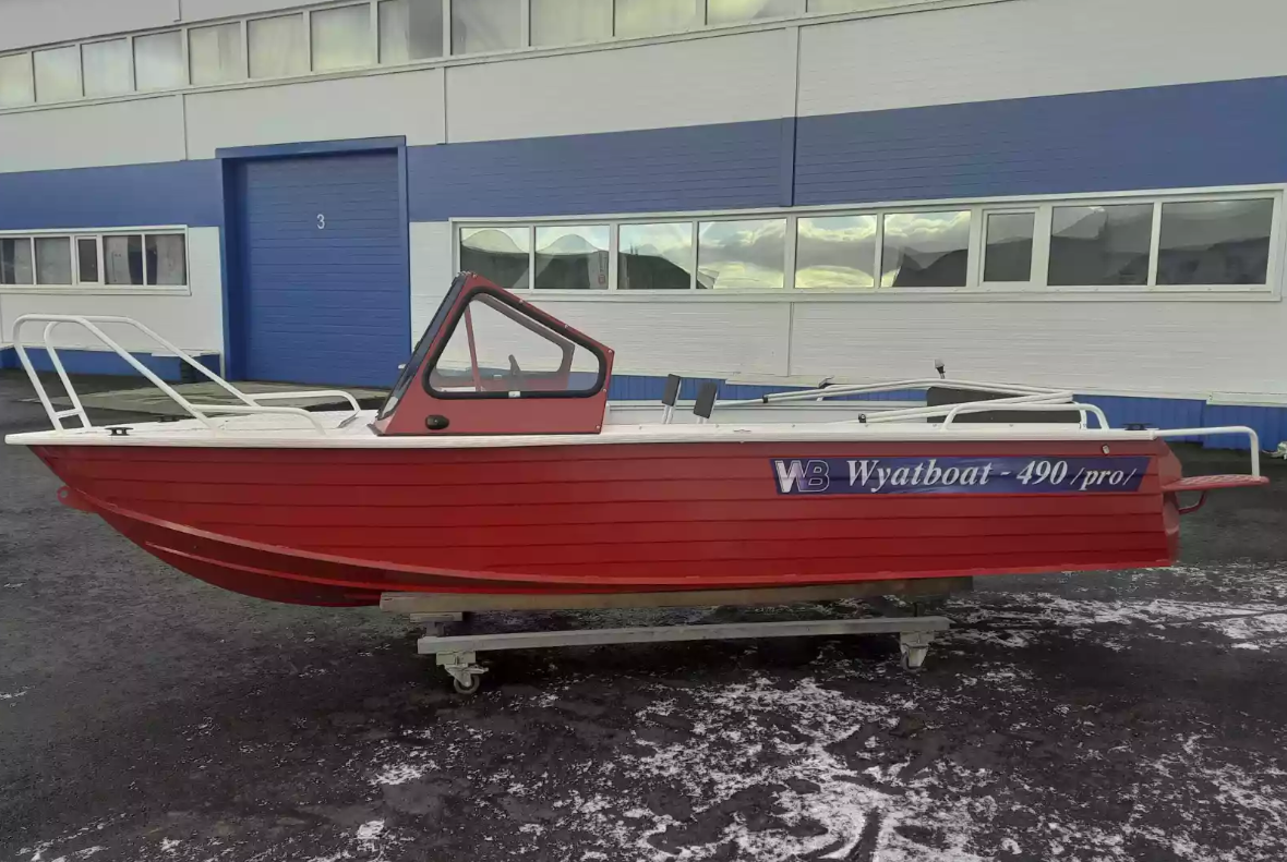 Алюминиевый катер Wyatboat-490 DCM Pro в Петропавловске-Камчатском
