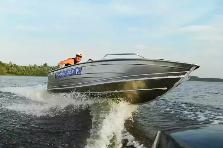 Алюминиевая лодка Wyatboat-460 P в Петропавловске-Камчатском