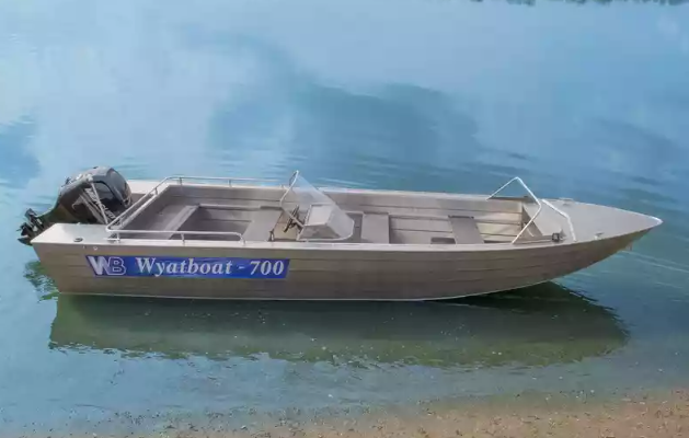 Алюминиевый катер Wyatboat-700 в Петропавловске-Камчатском
