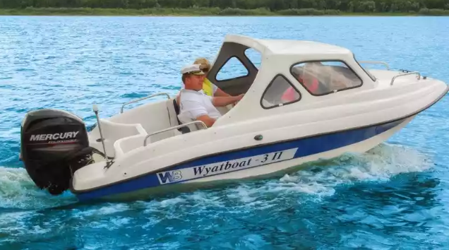 Стеклопластиковый катер Wyatboat-3 П (полурубка) в Петропавловске-Камчатском