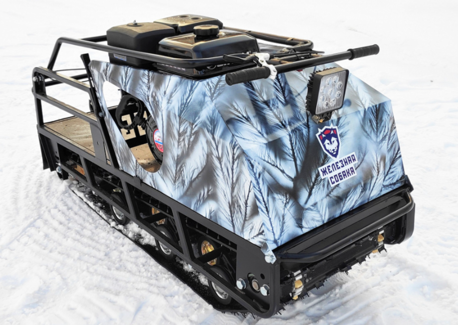 Мотобуксировщик Irondog (Железная собака) M600 15 Камуфляж Охотник в Петропавловске-Камчатском