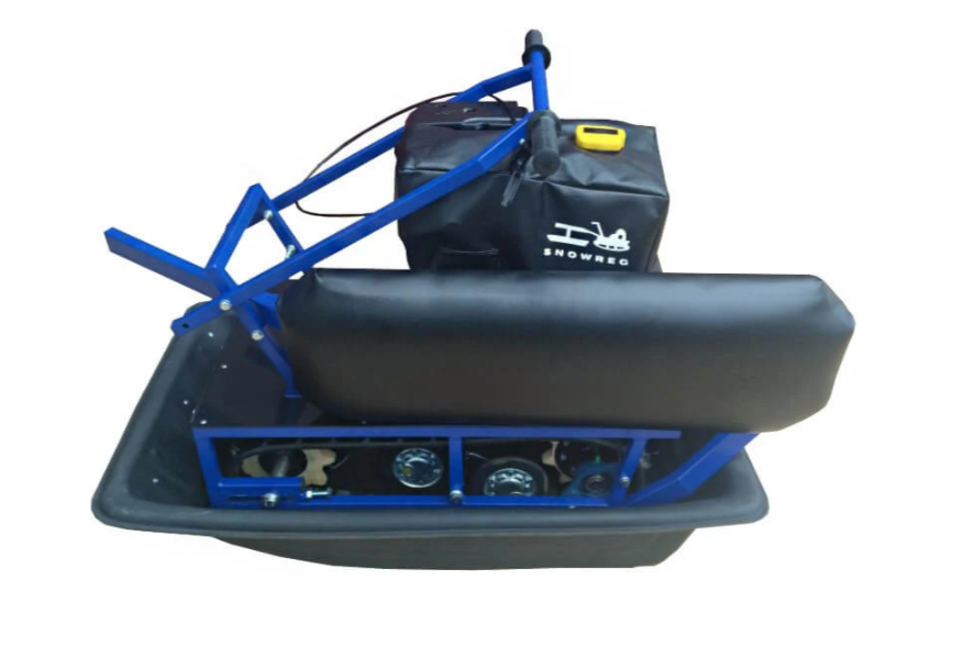 Мини-мотобуксировщик Альбатрос-М с фарой в Петропавловске-Камчатском