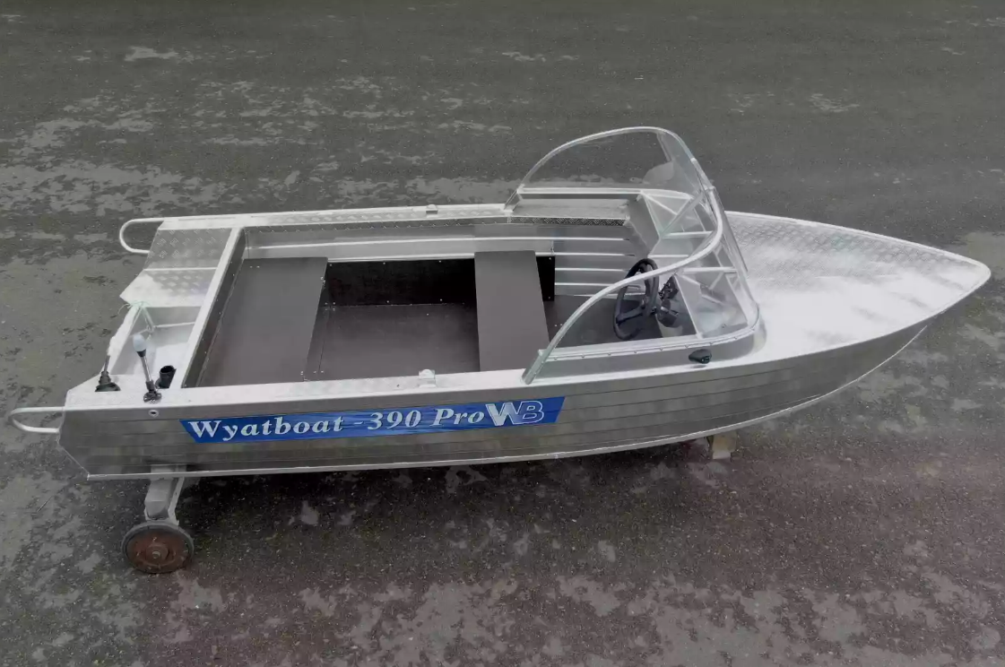 Алюминиевая лодка Wyatboat-390 Pro в Петропавловске-Камчатском