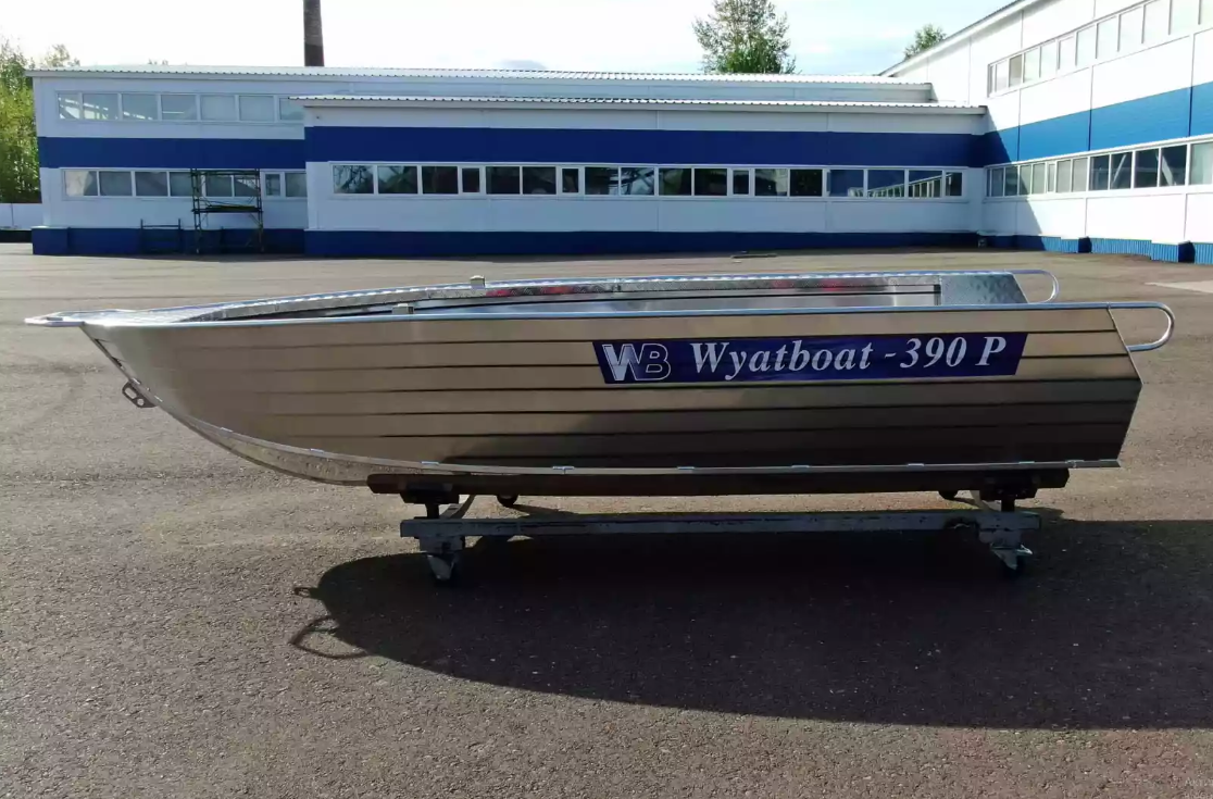 Алюминиевая лодка Wyatboat-390РМ увеличенный борт в Петропавловске-Камчатском