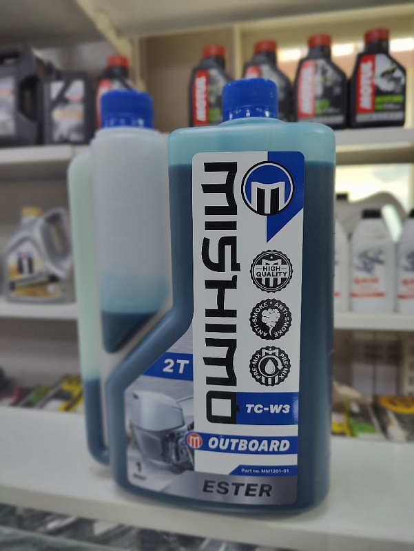 Масло MISHIMO 2T OUTBOARD (ESTER) полусинтетика 1 л в Петропавловске-Камчатском