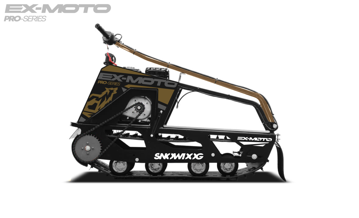 Мотобуксировщик EX-MOTO SNOWDOG S380 8л.с. в Петропавловске-Камчатском