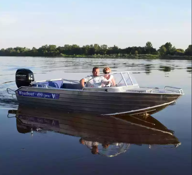 Алюминиевый катер Wyatboat-490 Pro в Петропавловске-Камчатском