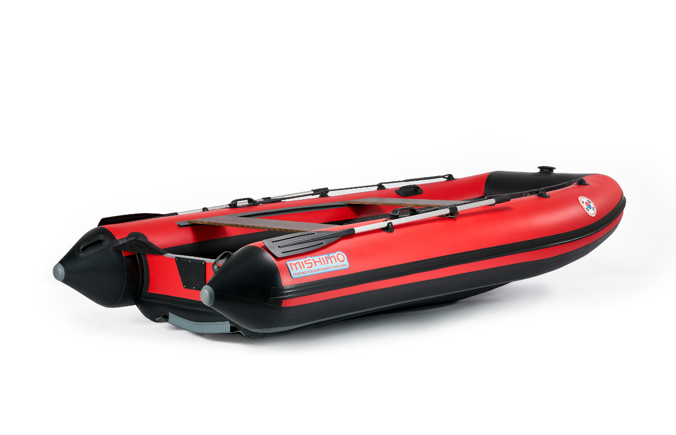 КОМПЛЕКТ ЛОДКА MISHIMO RAPID 380 PRO+ ЛОДОЧНЫЙ МОТОР MARLIN MP 9.9 (20) AMHS PROLINE FORCE в Петропавловске-Камчатском