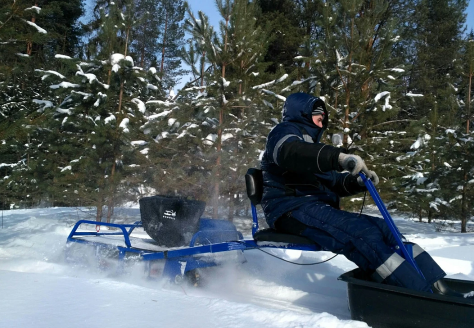 Мотобуксировщик толкач Альбатрос-XL8 с модулем. Без фары, тележки в Петропавловске-Камчатском