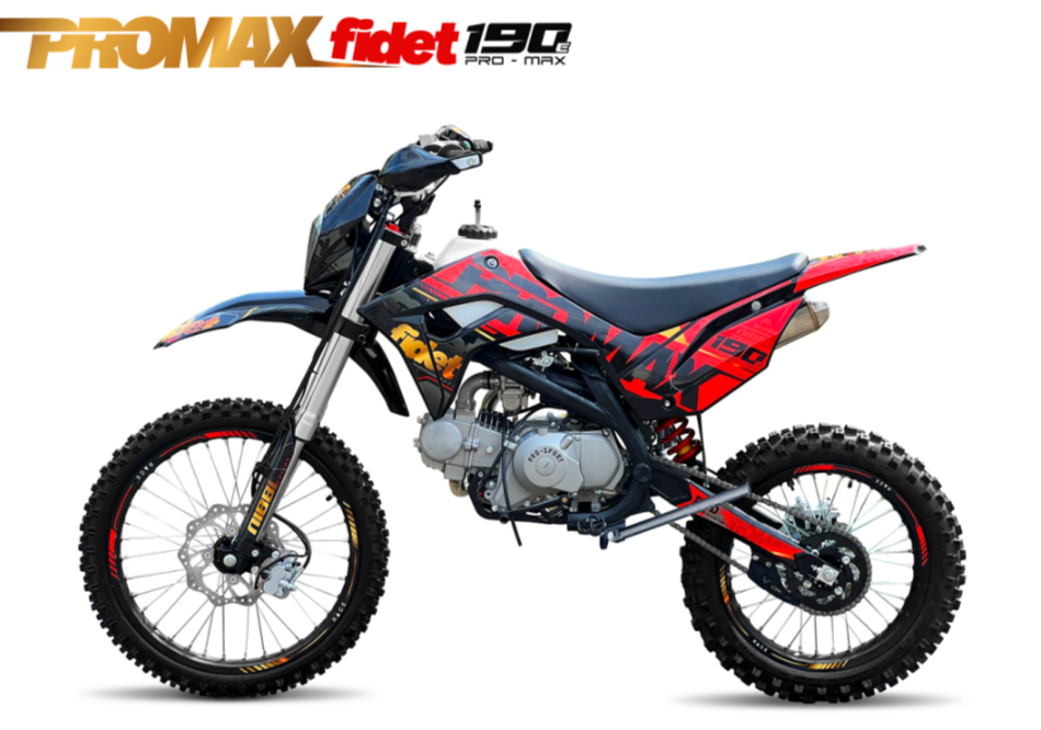 Мотоцикл (питбайк) PROMAX FIDET (ФАЙДЕТ) 190E MAX PRO LUX 19/16 в Петропавловске-Камчатском