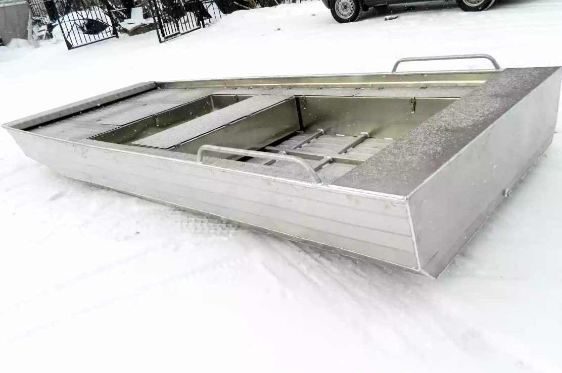 Алюминиевая лодка Wyatboat-390 Jonboat в Петропавловске-Камчатском