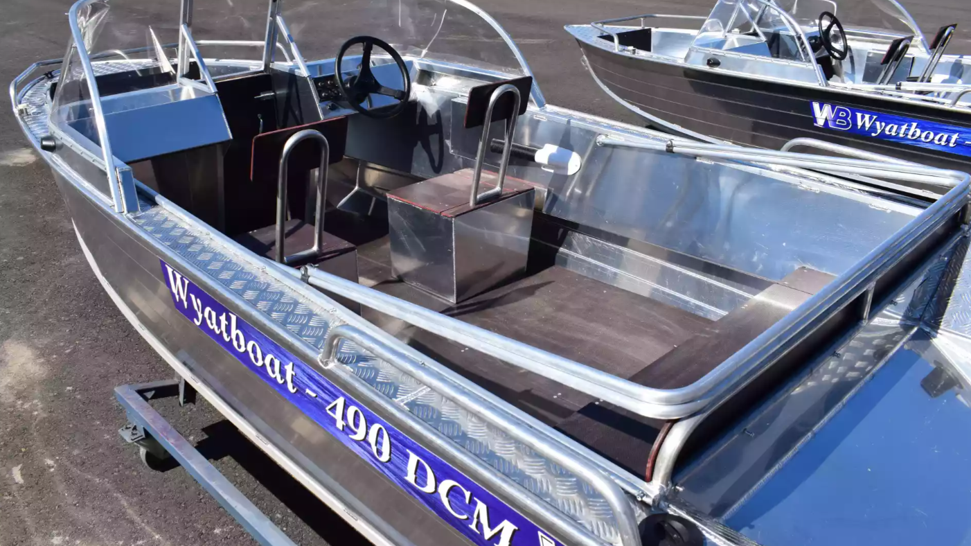 Алюминиевый катер Wyatboat-490 DCM в Петропавловске-Камчатском