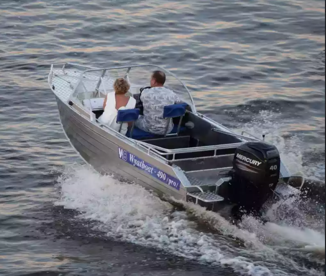 Алюминиевый катер Wyatboat-490 Pro в Петропавловске-Камчатском