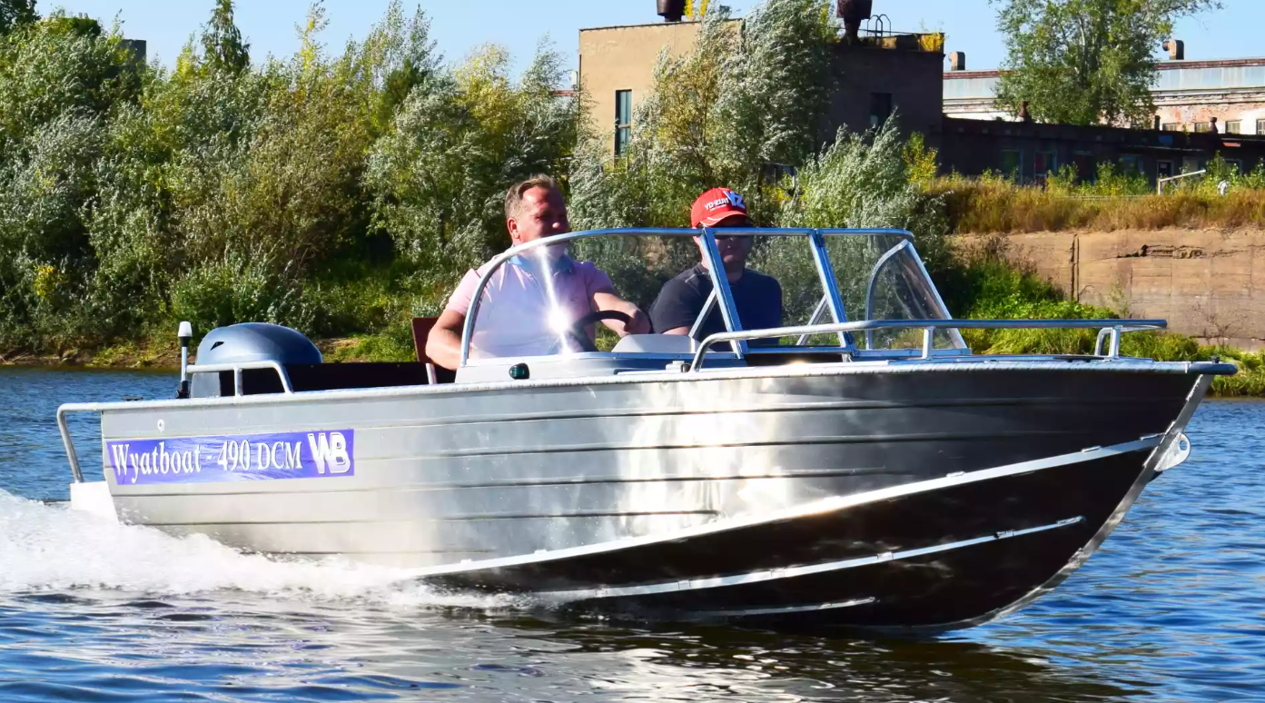 Алюминиевый катер Wyatboat-490 DCM в Петропавловске-Камчатском