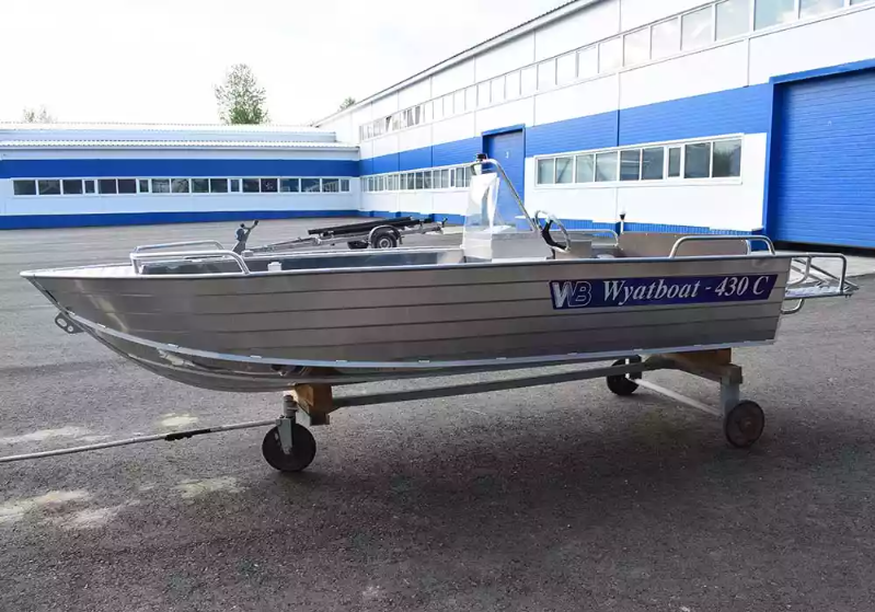Алюминиевый катер Wyatboat-430 C в Петропавловске-Камчатском