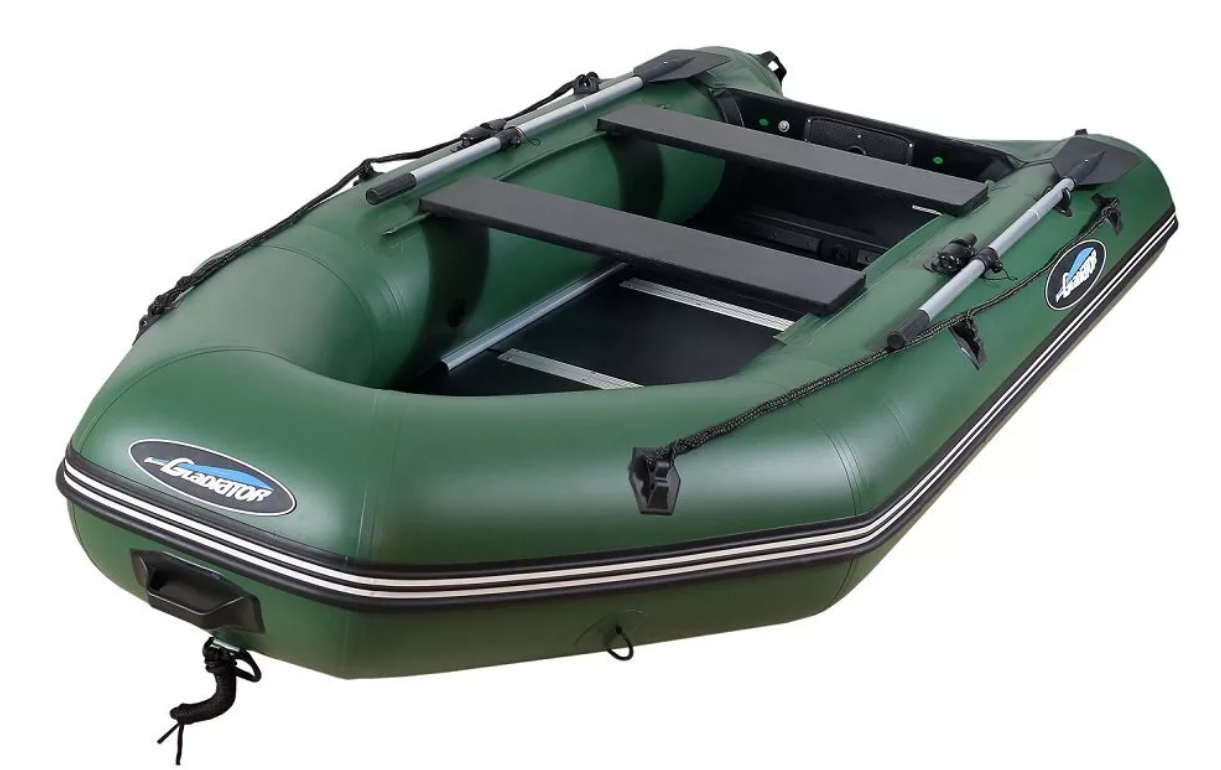 МОТОРНО-ГРЕБНАЯ ЛОДКА ПВХ GLADIATOR A 320 ТК С ФАНЕРНЫМ ПОЛОМ в Петропавловске-Камчатском