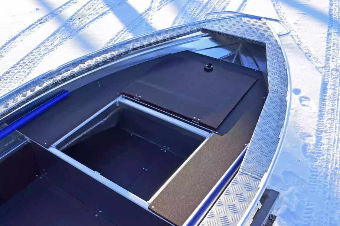 Алюминиевая лодка Wyatboat-370 Р FISH в Петропавловске-Камчатском