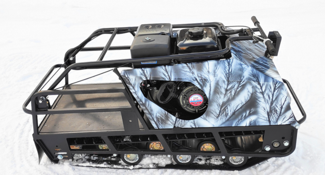 Мотобуксировщик Irondog (Железная собака) M600 15 Камуфляж Охотник в Петропавловске-Камчатском