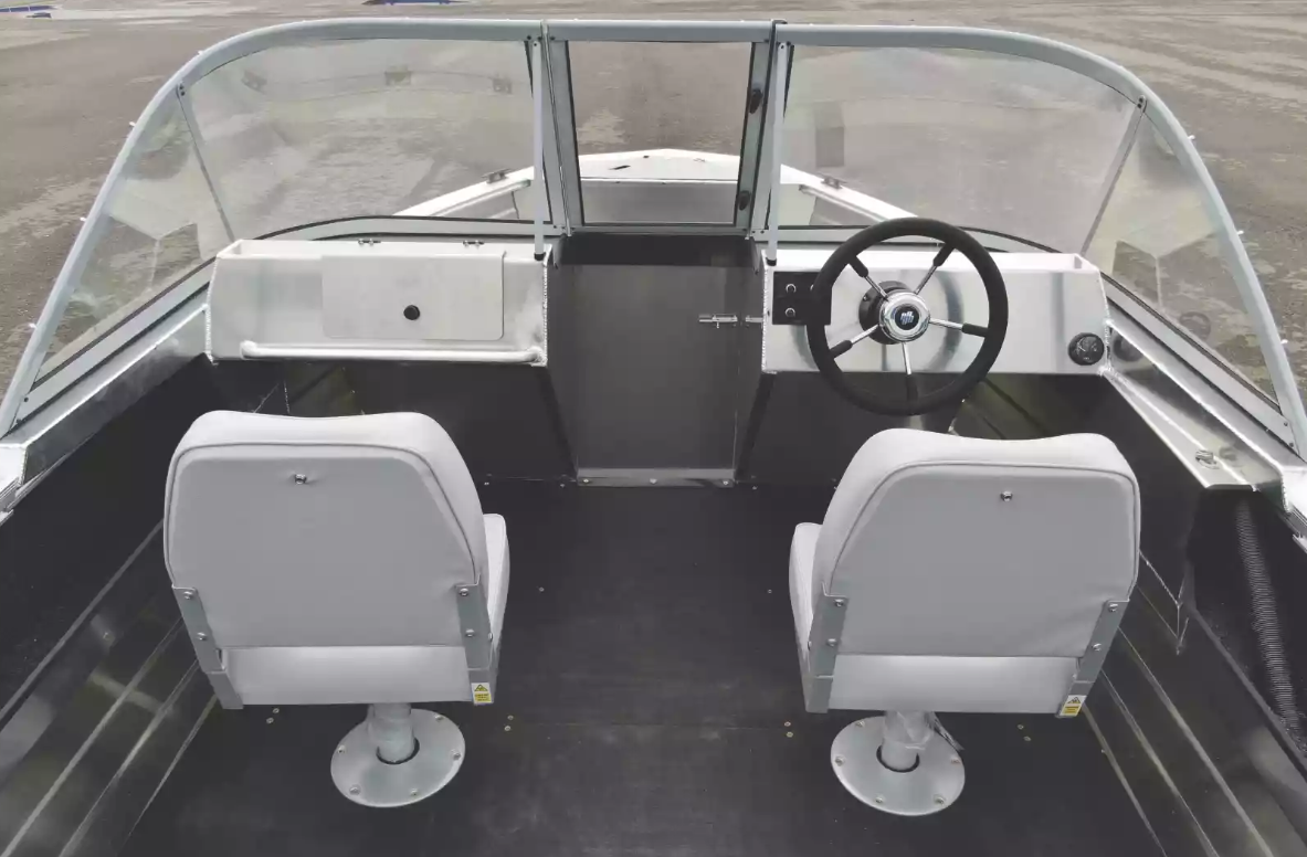 Алюминиевый катер Неман-450 DC NEW без покраски в Петропавловске-Камчатском